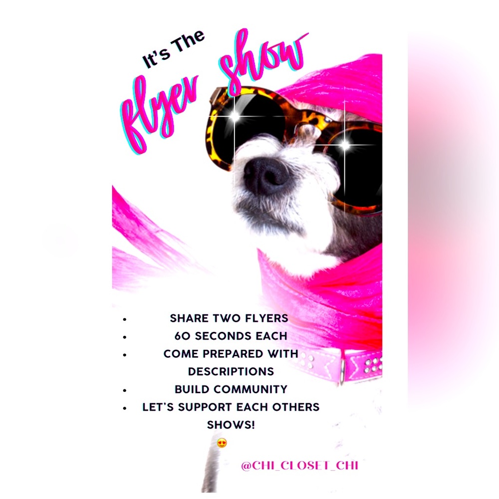SHARE YOUR FLYERS📣🫶🏼☮️